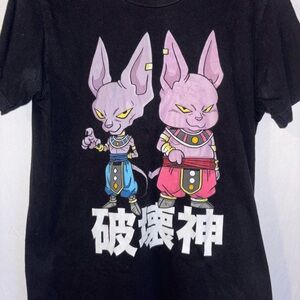 Dragon ball z super unisex T shirt beerus and champa size m